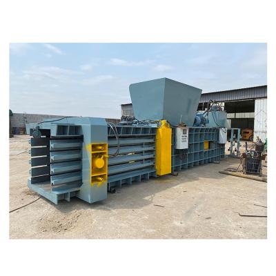 China Competitive Price Food Garment Horizontal Hydraulic Garment Cardboard Compression Square Doorless Baler for sale