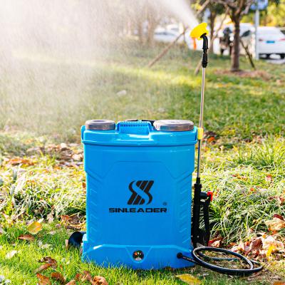 China Sinleader Low Power Consumption 16L Electrostatic Mistfog Sprayer Knapsack Backpack Knapsack Mistfog Sprayer for sale