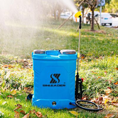 China Low Energy Consumption Sinleader 16 Liter Electric Backpack Battery Pesticides Boom Backpack Sprayer for sale