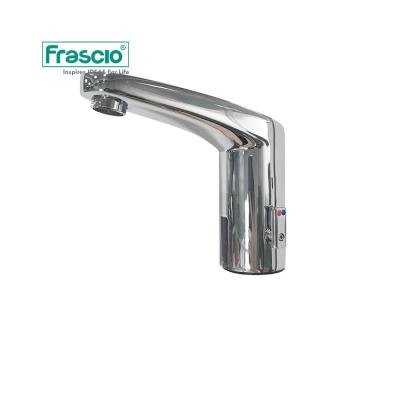 China Sense Faucets Frascio Hotel Faucet With Sensor Bathroom Accessories Automatic Sink Mixers Tap Sensor Basin Faucet for sale