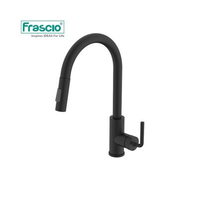 China Modern Metered Frascio Kitchen Sink Faucets Pull Down Kitchen Faucet Sprayer Gold Black Kitchen Faucets for sale