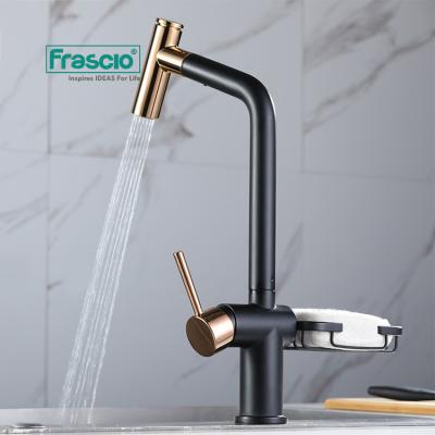 China Frascio Kitchen Faucet Black Metered Modern Brass Kitchen Taps Mixer Tap Kitchen Faucets for sale