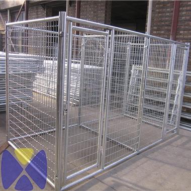 China Large Sustainable Outdoor Iron Dog Cage Kennel Houses Hot Dog Cart For Sale for sale