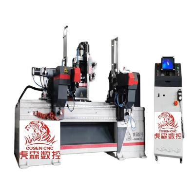 China Mini Chair Factory 4 Axis Automatic CNC Wood Lathe Wood Lathe Machine for sale