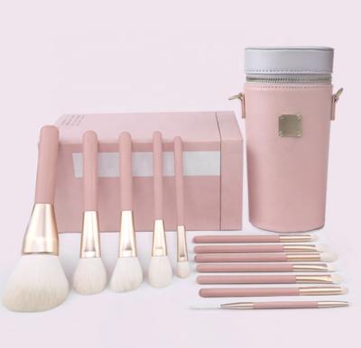 China 12 Pieces Skin-friendly Makeup Brush Portable Super Soft Hair Makeup Brush for sale