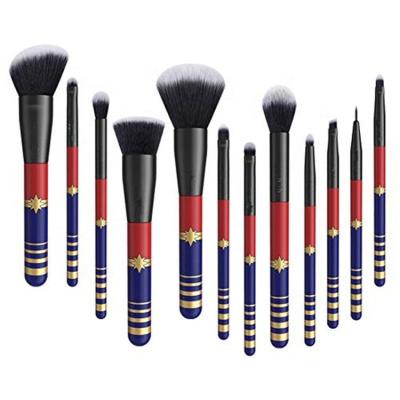 China 12 Pcs Skin-friendly Powder Blusher Highlight Brush Eyeshadow Brush Makeup Brushes opp packaging for sale