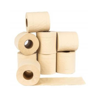 China Disposable 36 Bamboo Pulp Rolls Tissue Roll Free Bamboo Tree Bundle Bulk Tissue Tissue Paper Toilet Paper Roll Wholesale Pulp for sale