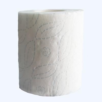 China Bath Room OEM Water Soluble Toilet Paper Embossing 36 Roll Flushable Toilet Paper for sale