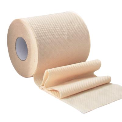 China Tree Free Bamboo Paper Towel 4ply Roll Toilet Paper Tree Free Eco-friendly Unbleached Bamboo Tissue Bio Tissue for sale