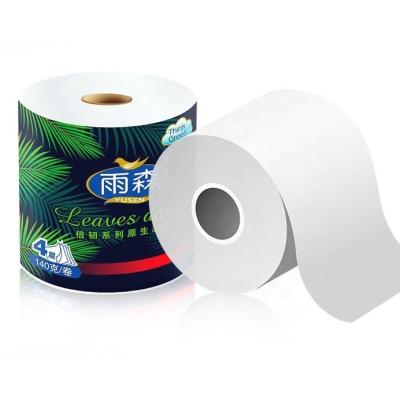 China Wholesale home restaurant 2/3/4 ply toilet paper core toilet tissue dissolving paper extra soft tissue roll papel higienico for sale