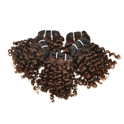 China Italian Curly Remy Hair Natural Hair Extensions Virgin Brazilian Hair Extension Wholesale Italian Curly for sale