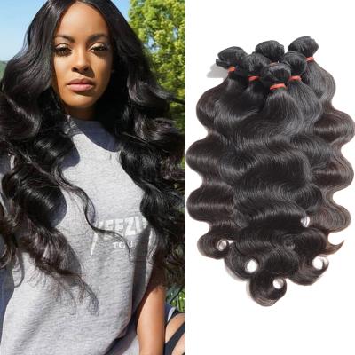 China Free Sample 10A Remy Hair Bundles Brazilian Body Wave Hair Bundles 10-30 Inch With Closure Mink Body Wave Hair Bundle for sale