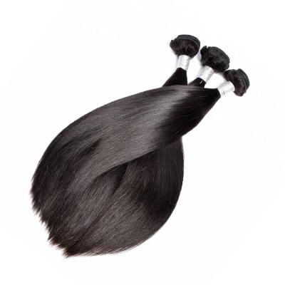 China Pretty India Silky Straight Hair Extension Royal Wave Hair Weave Double Draw Straight Hair Extensions Bundles for sale