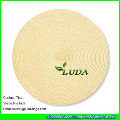 중국 LUDA pp braided tabel placemats round personalized placemats canada 판매용