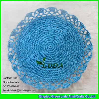 China LUDA 2016 new arrival table placemat crochetting classical cheap paper placemats for sale