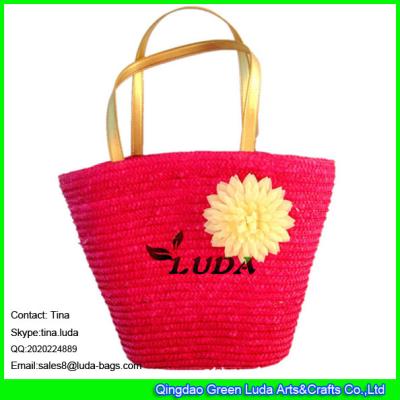 Китай Сумки цветка tote сторновки способа LUDA handmade сплетенные totes продается