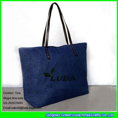 China LUDA 2015 fashion tote bag new arrival summer fashion paper straw beach bag for sale