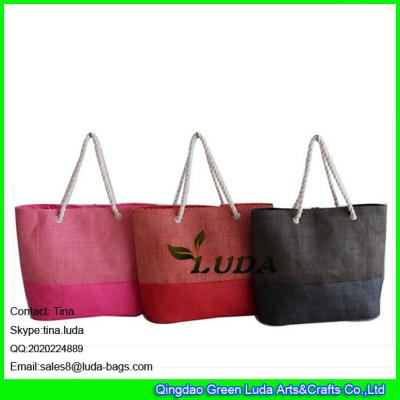 China LUDA 2015 new fashion china manufacturer natural paper straw handbags for sale