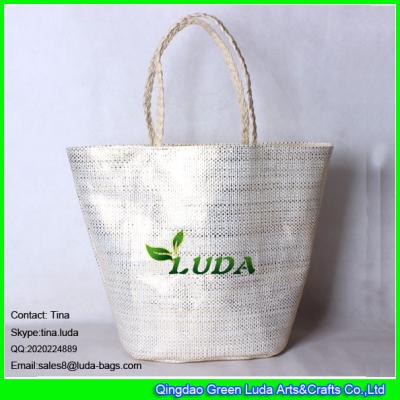 China LUDA wholesale 2016 golden printing lady's summer paper straw bag for sale