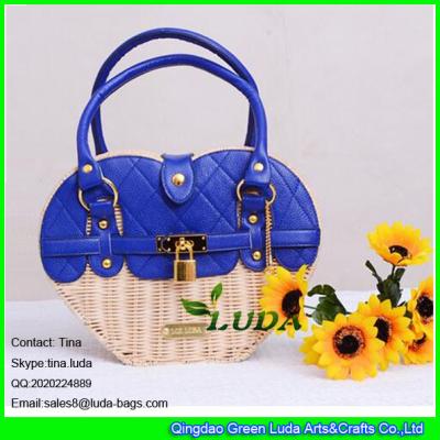 China LUDA 2016 liz lisa straw bag women wicker beach straw handbags for sale