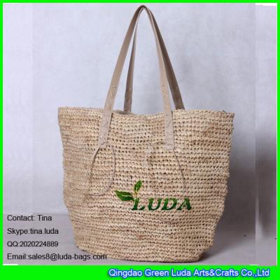 Κίνα Ldlf-007 φυσικές raffia χεριών crochetting τσάντες αχύρου tote προς πώληση