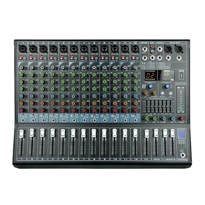 China BEST Selling Professional Audio 12-Channel Address System Mixer Public Console For DJ 50CM*37CM*8CM for sale