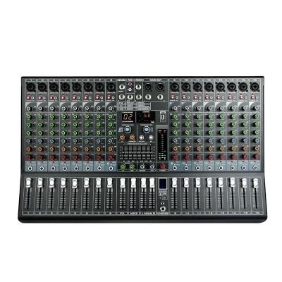 China Outdoor Best Selling Professional 16 Channel Mixer Audio Used For Singing Performances for sale