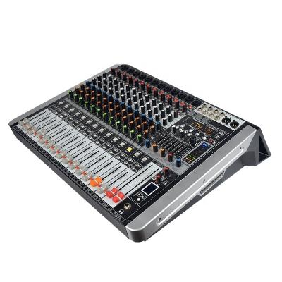 China Hot Selling 12-Channel Professional BT/USB/MP3/Live Audio Mixer with USB BT DJ Sound Mixing Console for sale