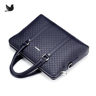 China 100% Eco-friendly Briefcase Wholesale Notebook Leather Shoulder Strap Computer Case Ultra Thin Briefcases for sale