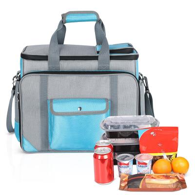 China 100% Eco-friendly Waterproof Insulated Lunch Bag Men Cooler Bag Durable Picnic Bags Large Capacity for sale