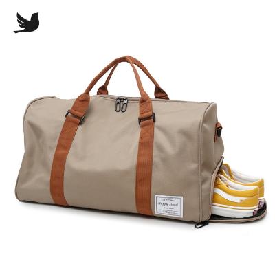 China 100% Eco-friendly Ports Duffle Bag Tote Gym Bag Overnight Bag To Travel For Women for sale