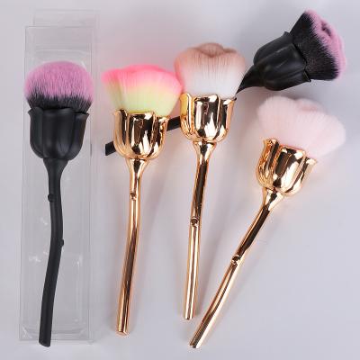 China Art Tools Crystal Wholesale Rose New Style High Quality Multifunctional And Durable Profession Acrylic Nail Dust Nail Brush Cleaner Box With Colorful for sale