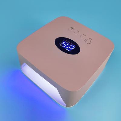 China New Nail Form Nail Salon Equipment Hot Sale UV Gel Polish Dryer Wireless/High Power/Mode Selling Curing Lamp High Power Nail Art Lamp for sale