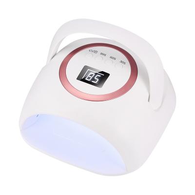 China ABS+metal plastic iBelieve 72W Cordless UV LED Drying Lamp Rechargeable LCD Display Nail Lamp for sale