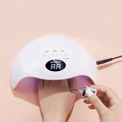 China New Arrival Battery Removeable Professional Low Temperature Led Nail Art Manicure Tools Sensor Fast Gel Polish Drying Sun UV Led Nail Lamp for sale