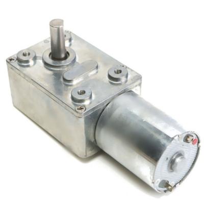 China High Torque 6v 12v 24v 90 Degree 5RPM Totally Enclosed Right Angle DC Worm Gear Motor for sale