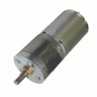 China 25mm Low RPM High Torque Motor 12v 100rpm High Torque DC Gear Motor for sale