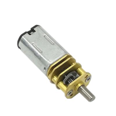 China 3v 4.5v 6v 12v metal micro 10mm dc gear drip proof motor for smart lock for sale