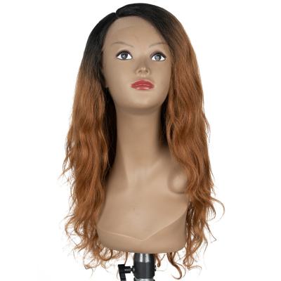 China High Temperature Side Lace Front Synthetic Hair Wig Jerry Curl Resistance Long Body Part Wholesale Manufacturer Heat Wave Synthetic Wig for sale