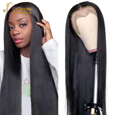 China Wholesale HD Silky Straight Wave Brazilian Hair Lace Wig, Virgin Cuticle Aligned Hair Full Lace Wig, 13x4 Lace Frontal Wig For Black Women for sale