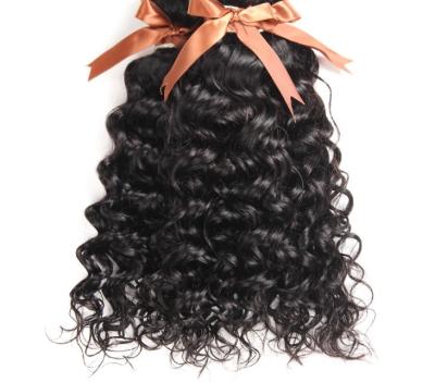 China Water Wave Joedir Hair Bundles With Closure Brazilian Hair Weave Bundles With Closure 3 Remy Wet And Wavy Bundles With Closure for sale