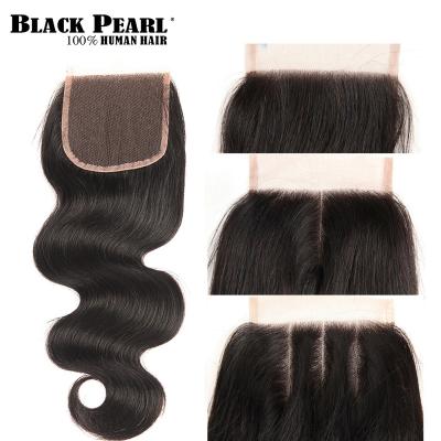 China Swiss Hair Vendors 4x4 Body Wave Lace Closure And Joedir Human Hair 4*4 Frontal Unprocessed Silk Frontal Brazilian Indian Hair Vendors Brazilian Virgin Aligned Cuticle Hair Band for sale