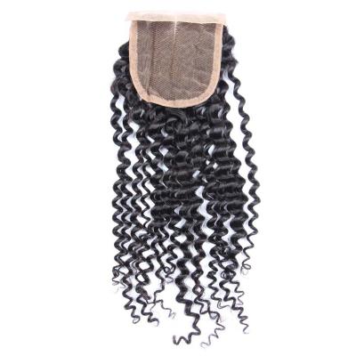 China Swiss Curly Hair Vendors 4x4 Curly Lace Closure And Joedir Brazilian Hair Frontal Bundles With Closure And Curly 4*4 Hair Weave Frontal Bundles Lace Closure And Headband for sale