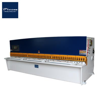 China Hotels QC11K-8*3200 Automatic Hydraulic Guillotine Machine CNC Sheet Metal Shear Cutting Machine for sale