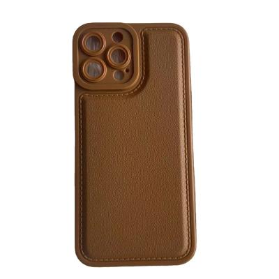 China Factory Price Wholesale Shockproof Tpu White Shockproof Phone Case For iPhone 14 PU Leather Pattern Bubble Phone Cover For VIVO Y21 for sale