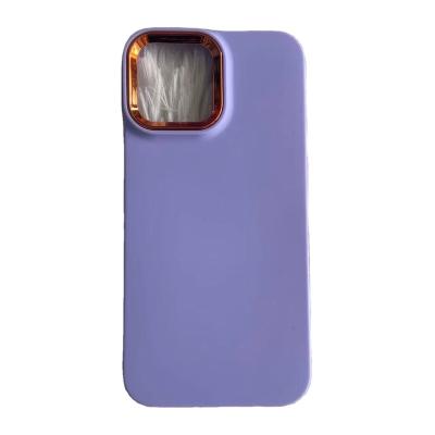 China Electroplating Shockproof Hot White TPU Lens Phone Case For iPhone 14 Plating Soft Button Phone Cover For Samsung A53 5G for sale