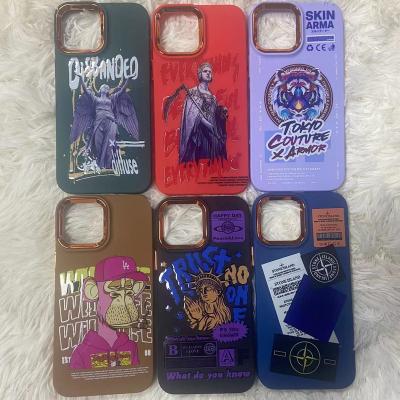 China New Designer Electroplated Photo Frame Shockproof Cell Phone Cases For iPhone 14 13 12 TPU Phone Cover For iPhone 11 Case for sale