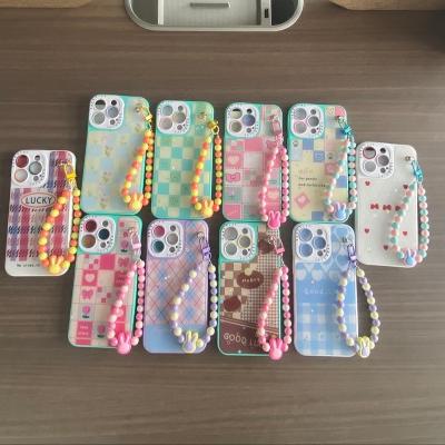 China New Para Celulares cover shockproof mobile protector with wristband carcasas con diseno phone case for iphone 14 13 12 pro max for sale