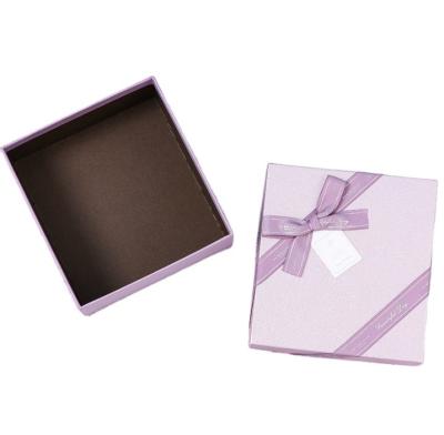 China Recycled Materials Gold Sliver Frosted Gift Box Square Lipstick Perfume Gift Storage Box for sale