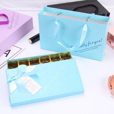 China Luxury Recycled Materials Chocolate Boxes Packaging Dragee Chocolate Box Chocolate Packaging Gift Box for sale